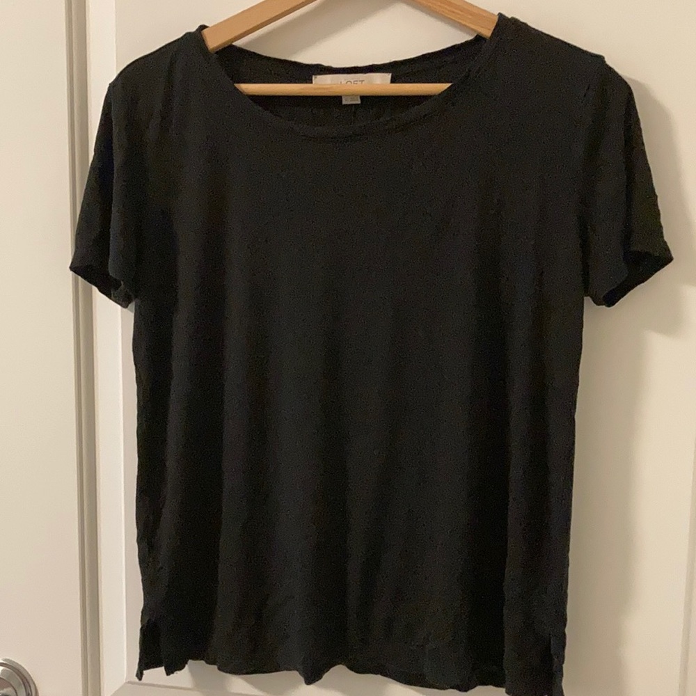 LOFT black t-shirt